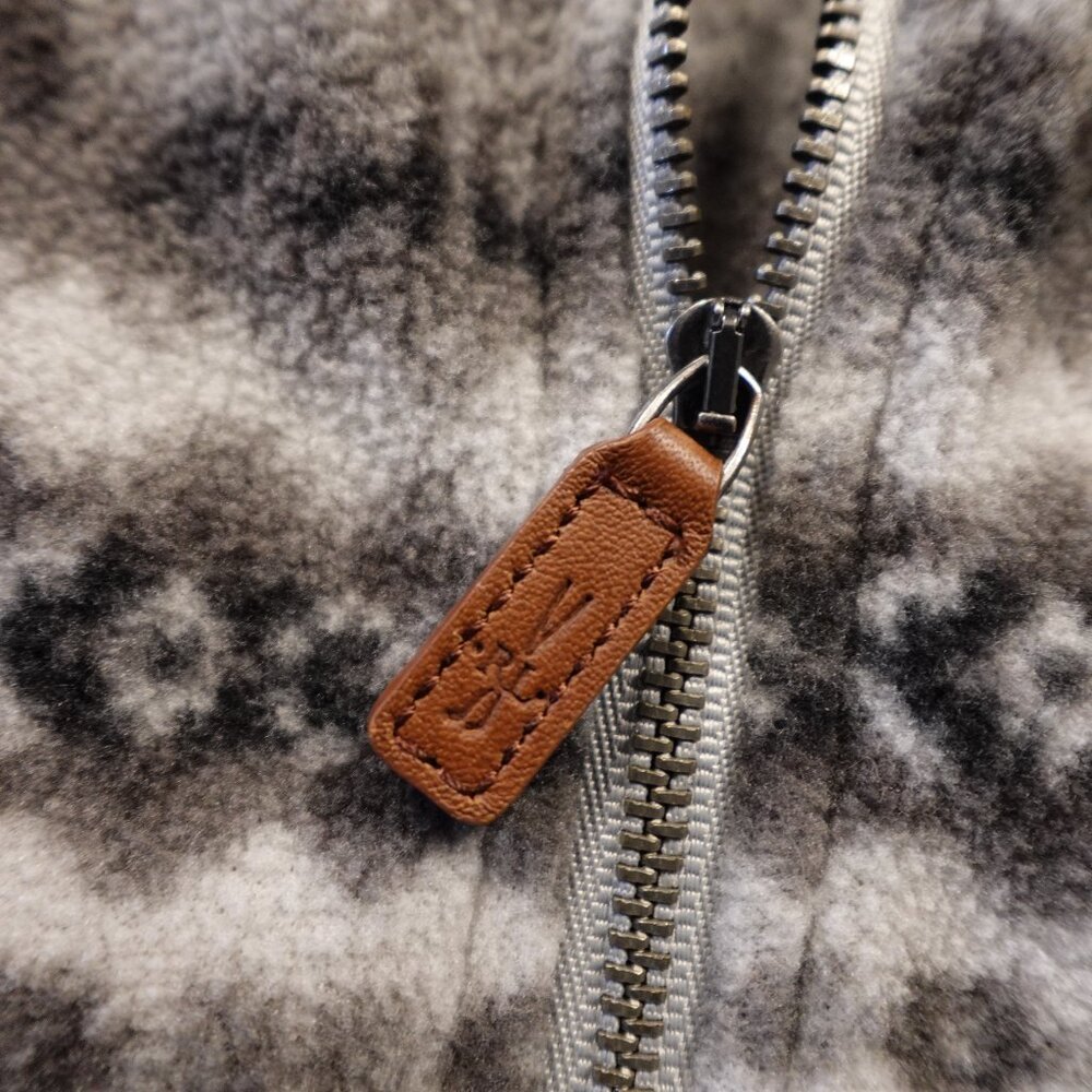 Polo Golf Ralph Lauren Fair Isle‎ Fleece Vest Men’s M Gray Nordic Layer - Picture 5 of 13